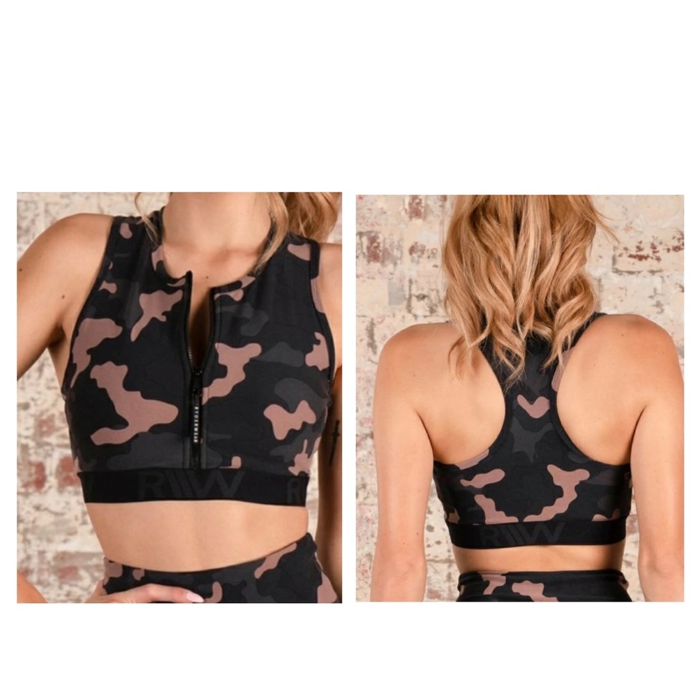LIKE NEW Ryderwear Camo Sports Bra